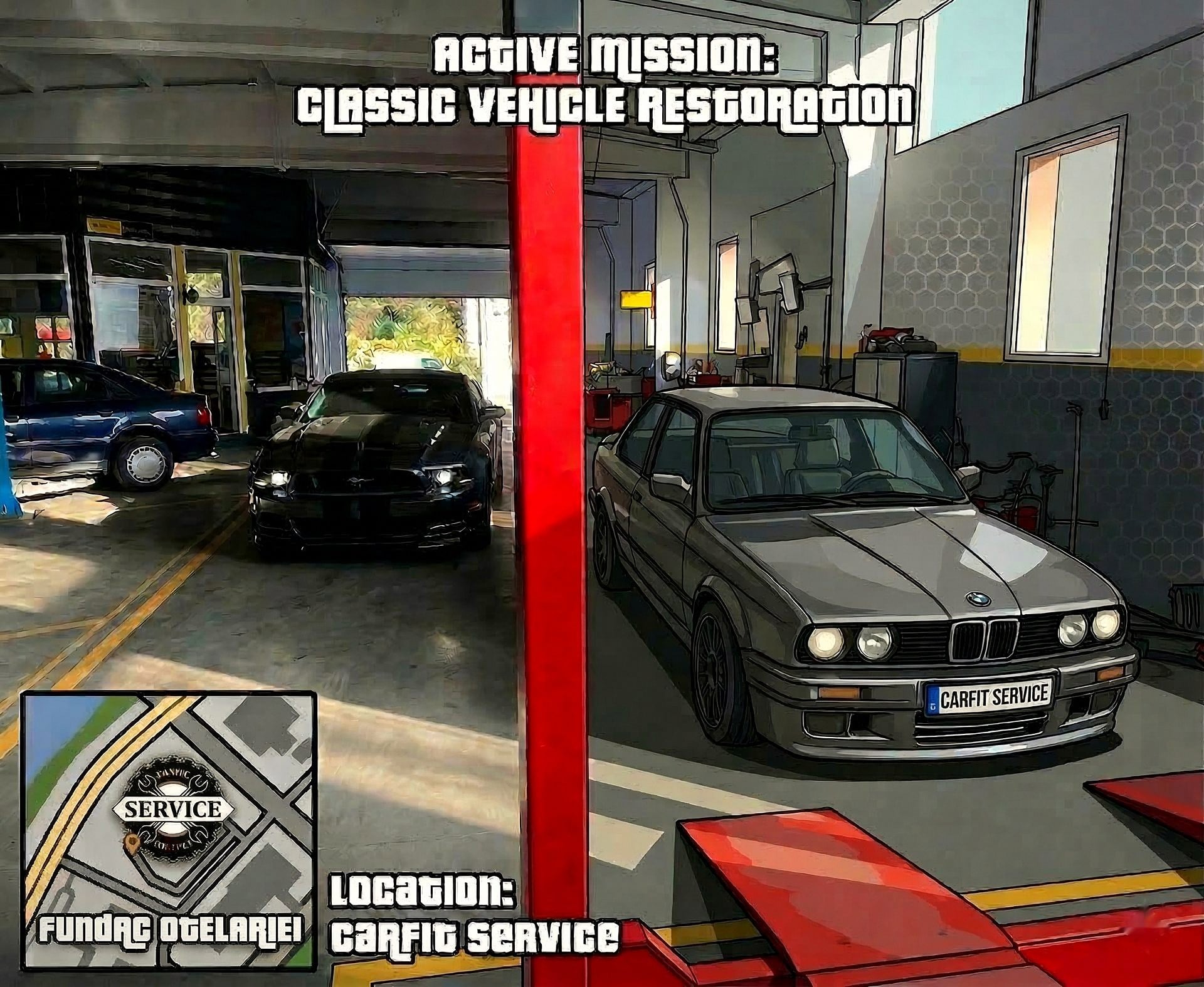 Restaurare auto clasică în atelierul Carfit